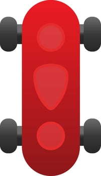 Longboard Vector Icon Design