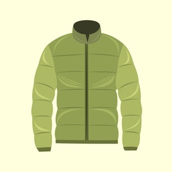 Jacket vector illustration for graphic design and decorative element