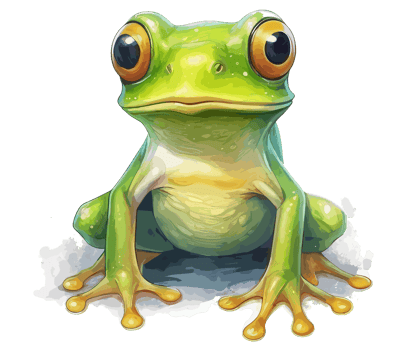 Baby Frog Watercolor . png