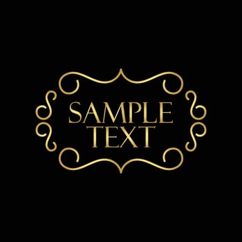 luxury frame antique frame vector