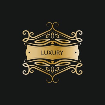 luxury frame vector