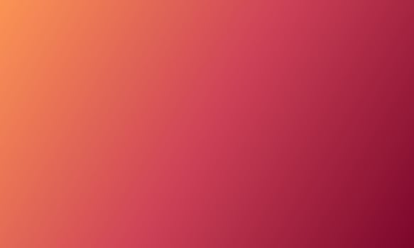 Light gradient on orange colors. Smooth abstract design background template. Vector illustration