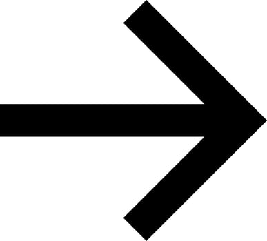 Arrow right outline vector