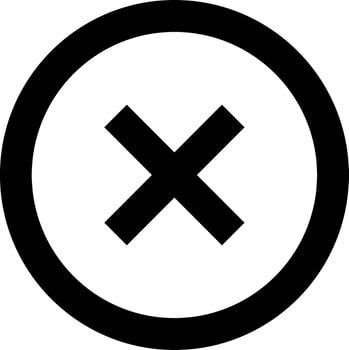 Close icon vector