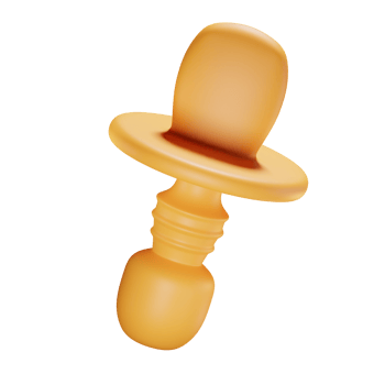 3d baby spoon baby stuff illustration concept icon png