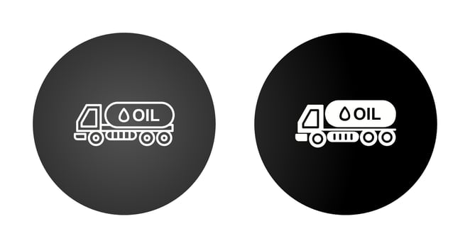 Tank Truck Vector Icon
