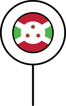 Burundi flag circle pin icon. png