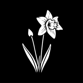 Daffodil - High Quality Vector Logo - Vector illustration ideal for T-shirt graphic