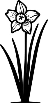 Daffodil - High Quality Vector Logo - Vector illustration ideal for T-shirt graphic