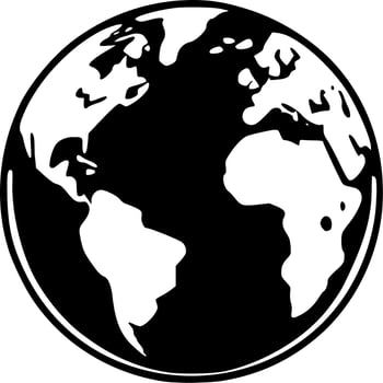 Globe - High Quality Vector Logo - Vector illustration ideal for T-shirt graphic
