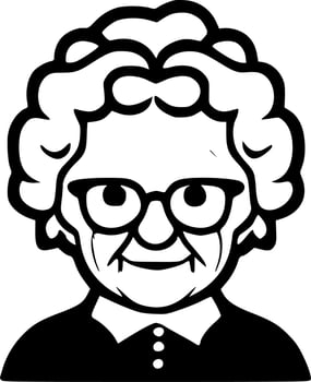 Grandma - High Quality Vector Logo - Vector illustration ideal for T-shirt graphic