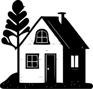 House - High Quality Vector Logo - Vector illustration ideal for T-shirt graphic