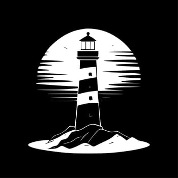 Lighthouse - High Quality Vector Logo - Vector illustration ideal for T-shirt graphic