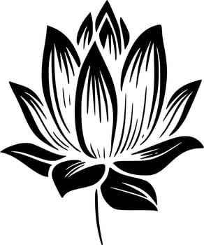 Lotus Flower - High Quality Vector Logo - Vector illustration ideal for T-shirt graphic