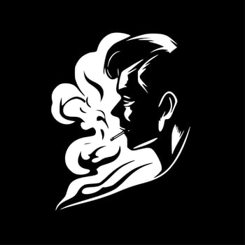 Smoke - High Quality Vector Logo - Vector illustration ideal for T-shirt graphic