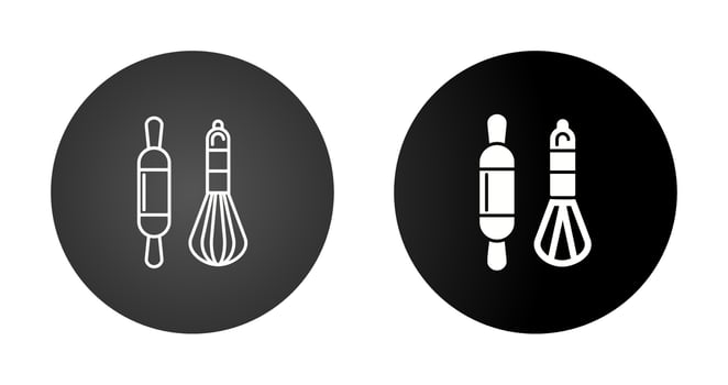 egg tool Vector Icon Set