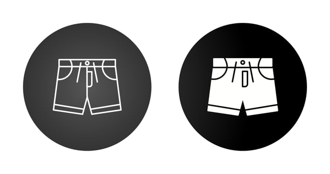 shorts Vector Icon Set
