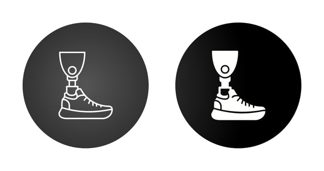 Prosthesis Vector Icon