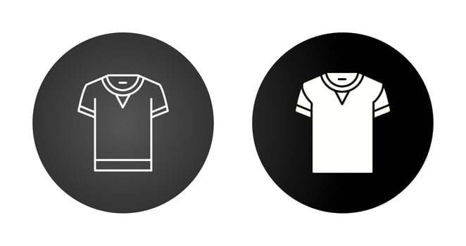 T Shirt Vector Icon