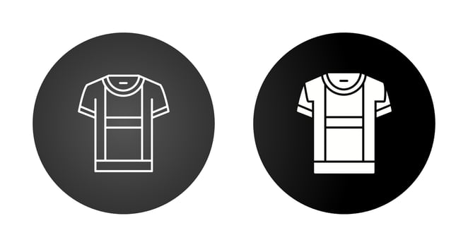 T Shirt Vector Icon