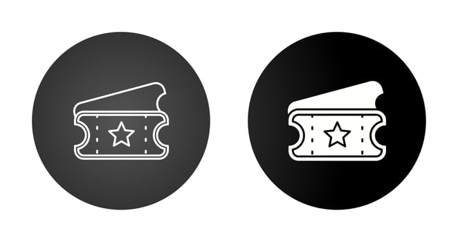 Ticket Vector Icon