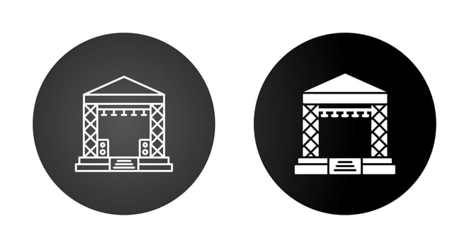 Stage Vector Icon