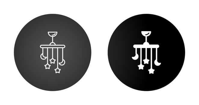 Crib Toy Vector Icon