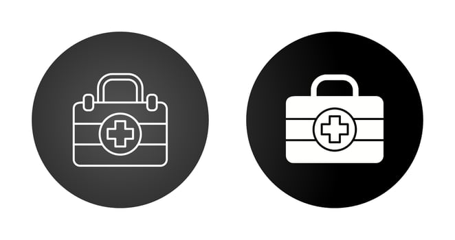 first aid vector icon