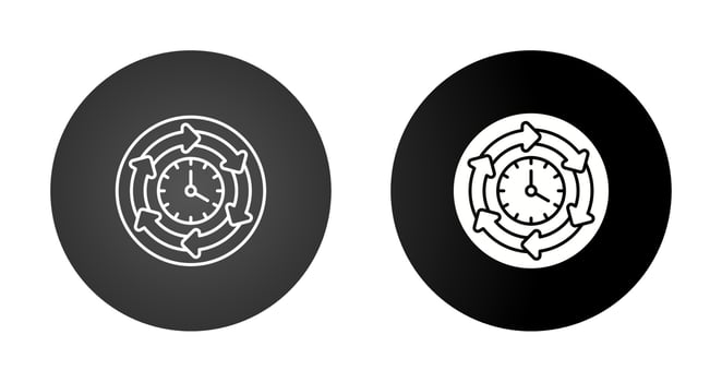 Processing Time Vector Icon