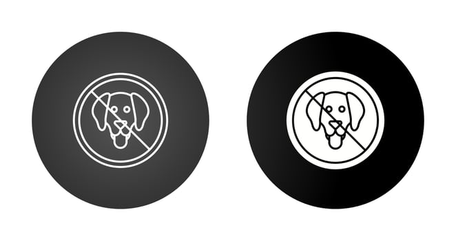 No Pets Allowed Vector Icon