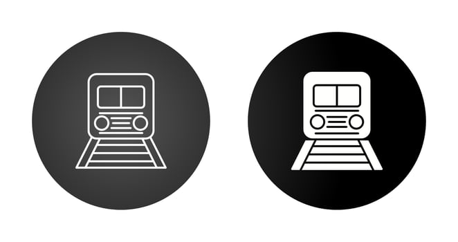 train vector icon