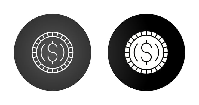 Coin Vector Icon