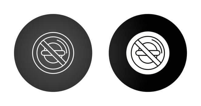 No Food Vector Icon