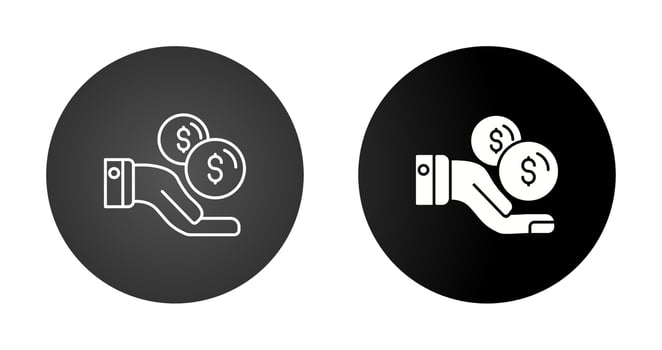 donate vector icon