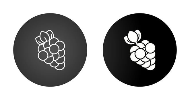 grapes Vector Icons