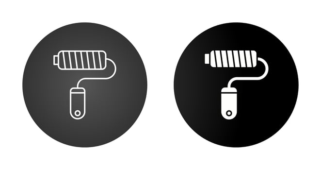 Painting Roller Vector Icon