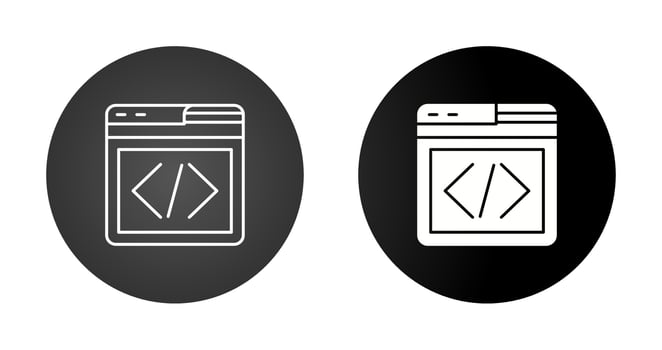 Web Programing Vector Icon