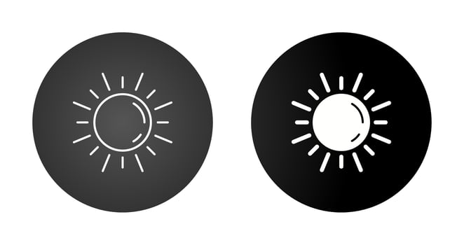 Sun Vector Icon