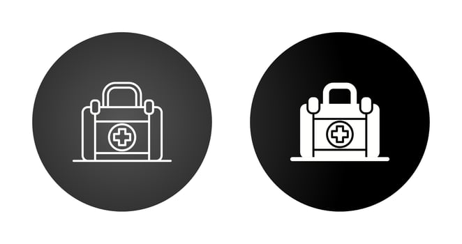 first aid box Vector Icon Set