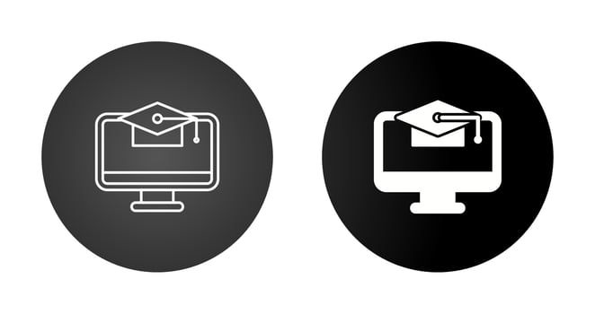 Online Education Vector Icon