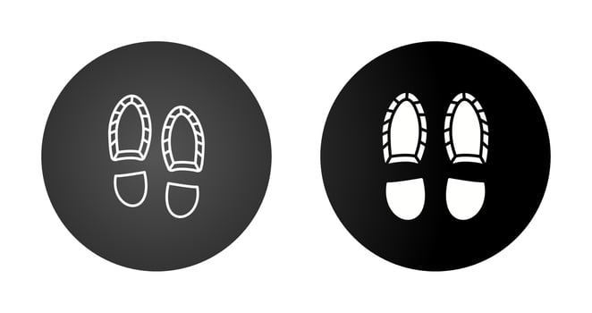 Footprint Vector Icon