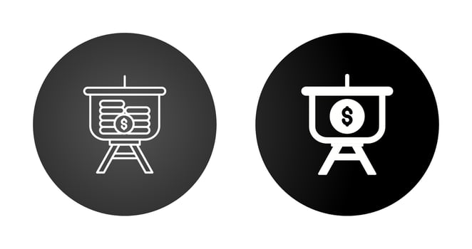 Whiteboard Vector Icon Set