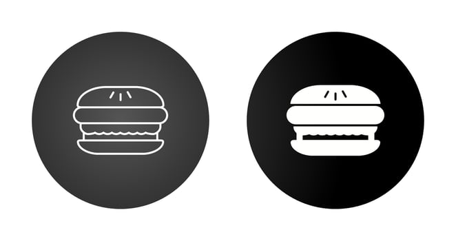 Hamburger Vector Icon