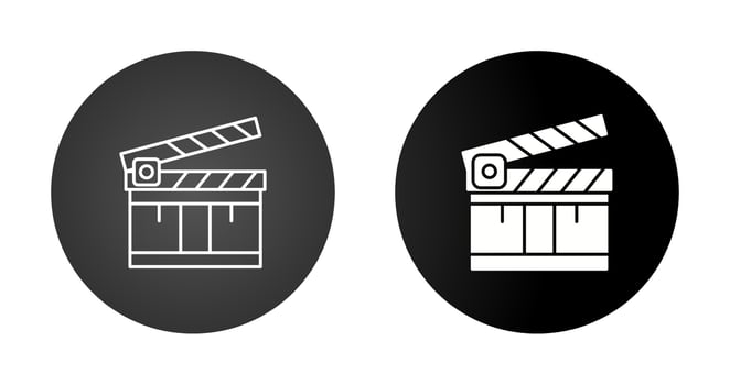 Clapperboard Vector Icon