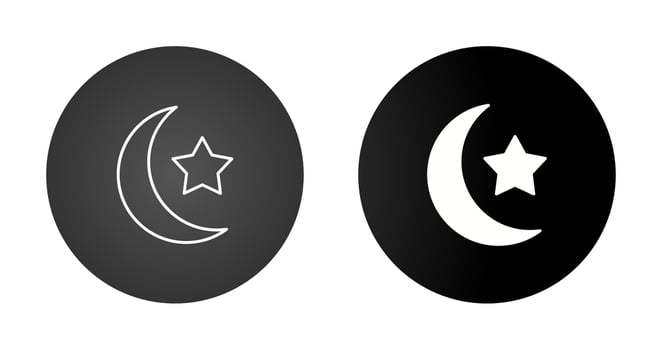 Moon Vector Icon