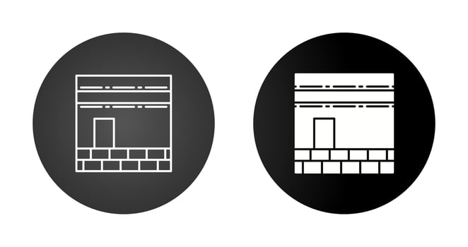 Kaaba Vector Icon