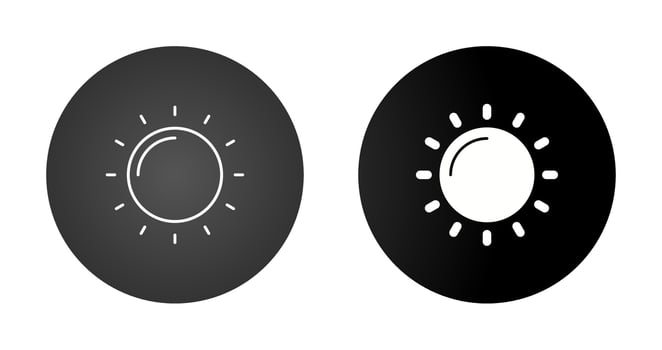 Sun Vector Icon