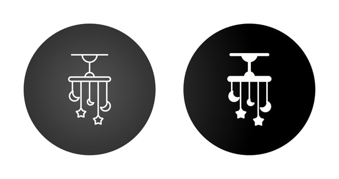 Crib Toy Vector Icon