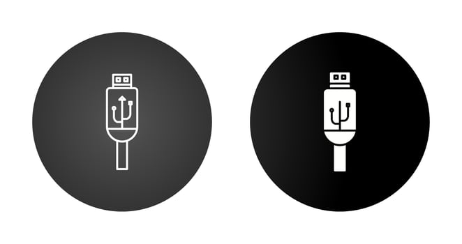 Usb Cable Vector Icon