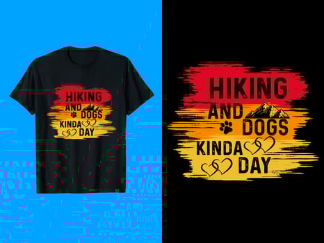 Hiking mountain forest retro vintage t shirt design, Hiking t-shirt designs, Typography, Vintage T-Shirt vector